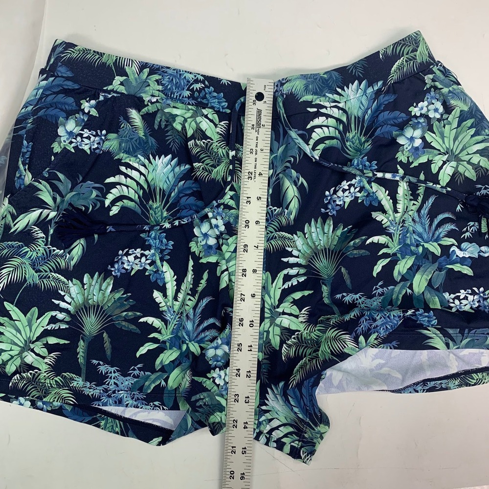 Tommy Bahama Men's Tropical Palm Leaf Print Drawstring Shorts Size 32 - Picture 15 of 16
